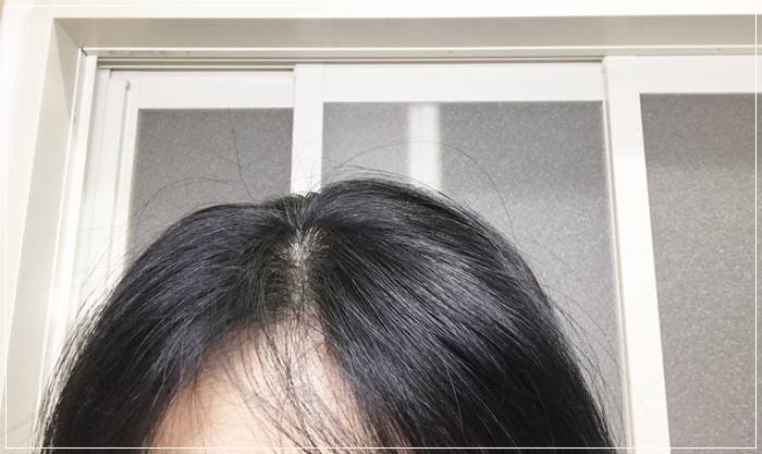 キレイに髪がそまりました