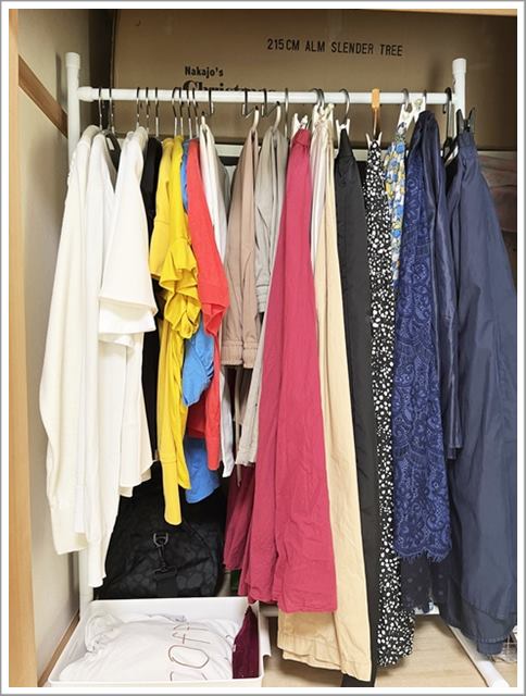 押入れクローゼットの整理後