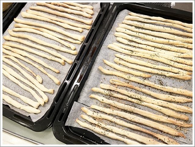 2024年クリスマスディナーメニューで作ったグリッシーニ