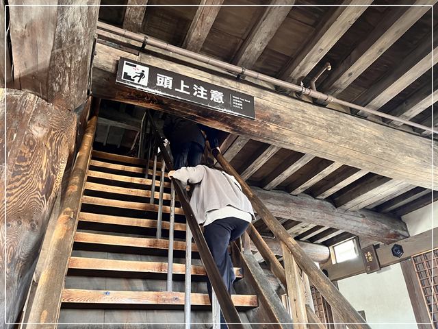 姫路城天守閣の階段