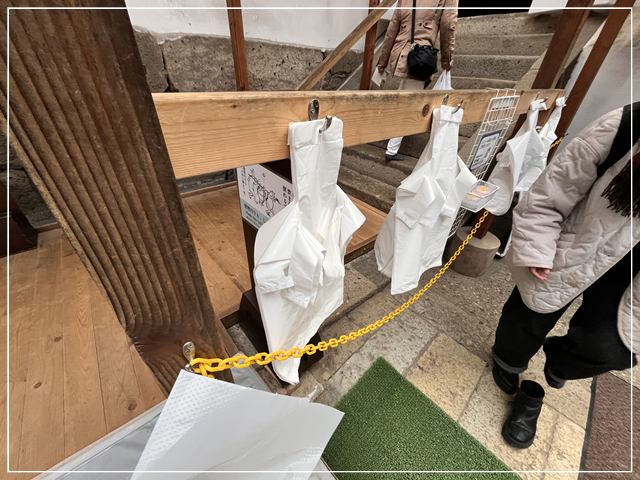 土足禁止の姫路城天守閣