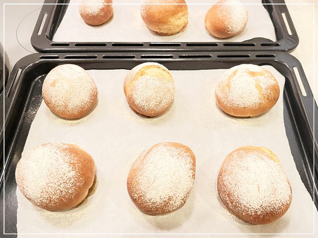 【中力粉丸パンのレシピ】パリッと皮が美味しいパンができました