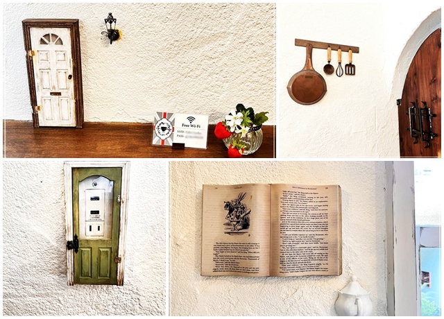 イギリス風カフェ「カームガーデン」のインテリア雑貨