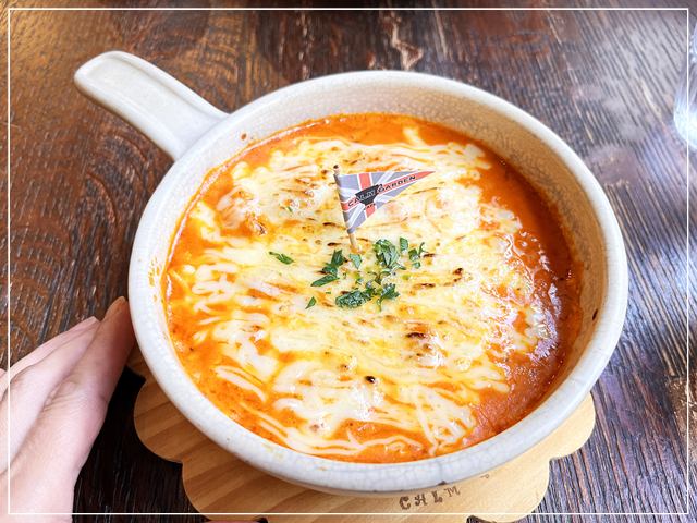 イギリス風カフェ「カームガーデン」のエビドリア