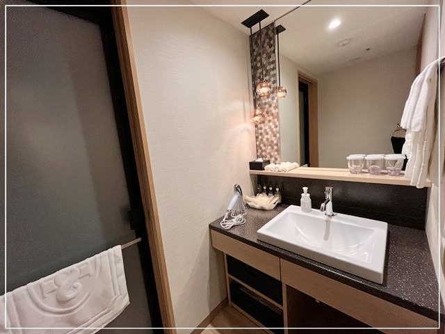 「ホテルモントレ姫路」の洗面所