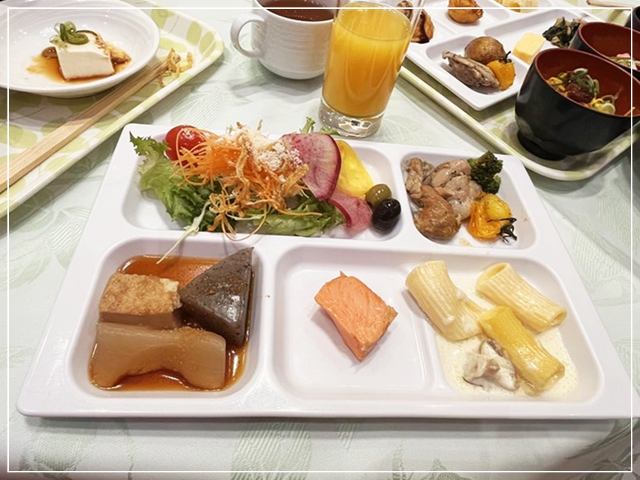 「ホテルモントレ姫路」の朝食で食べたもの