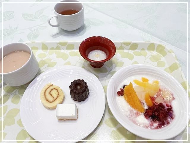 「ホテルモントレ姫路」の朝食で食べたデザート