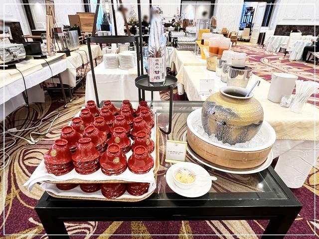 「ホテルモントレ姫路」の朝食に出てきた甘酒