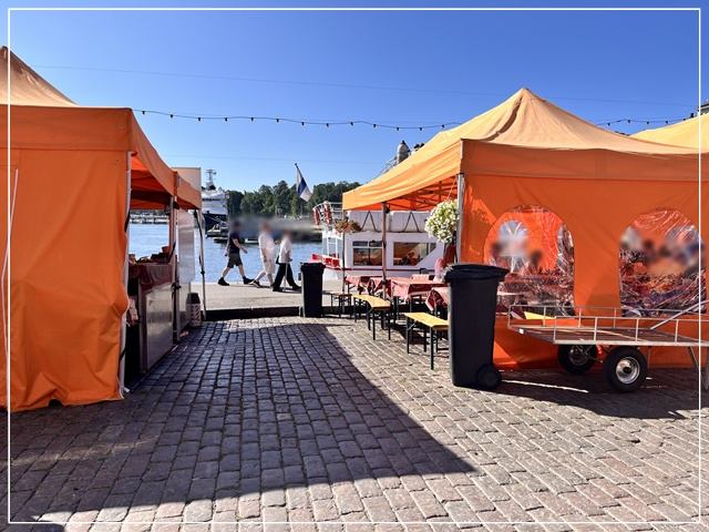 ヘルシンキのマーケット広場