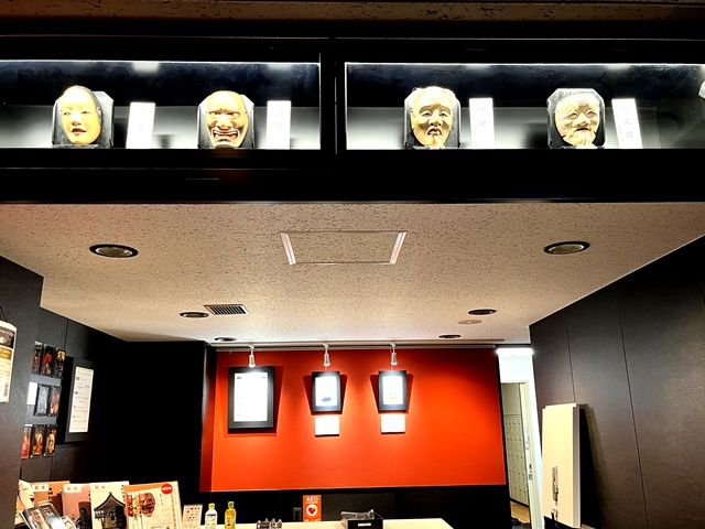 大槻能楽堂の受付